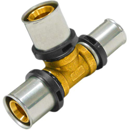 Pipetec Press - T-Stück 16x2mm, DVGW, TH Profil, Pressfitting