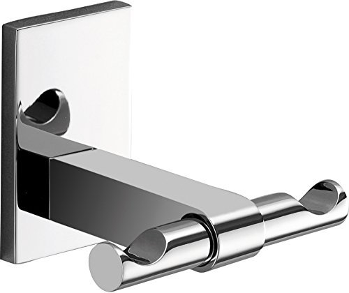 Gedy Maine Appendiabiti Doppio, Zama, Argento, 7.5 x 6.6 x 6 cm