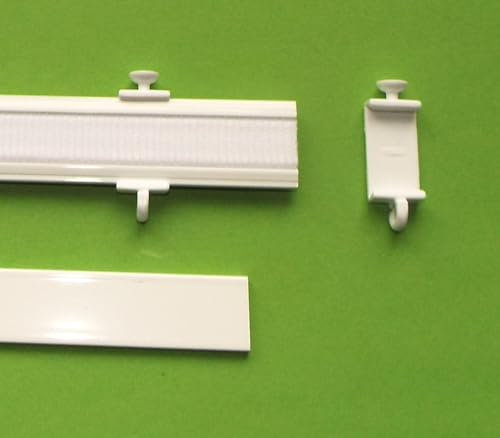 Profi Paneelwagen Aluminium - in verschiedenen Längen - silber oder weiß für Schiebegardine - fast überall passend 60 cm weiß