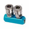 12mm Raccord Rapide Pneumatique Connecteur Filetage Femelle à Montage 2/3/4/5 Voie pour Connexion Pneumatiques et Tuyau d'Air(2 voie)