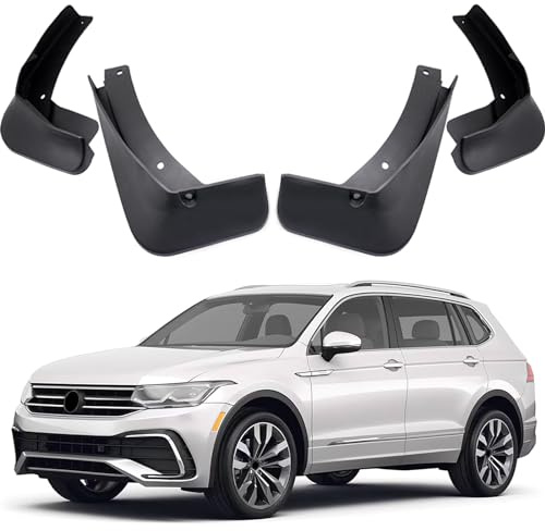 MOERTIFEI Auto Kotflügel Kotflügel Schmutzfänger Spritzschutz Kompatibel mit VW Tiguan R-Line 2018 2019 2020 2021