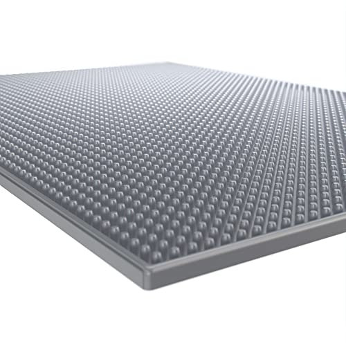 Highball & Chaser Tapis de Bar 45 cm x 30 cm x 8 cm d'épaisseur, Durable et élégant pour Les déversements, antidérapant, Non Toxique, Tapis de Service pour Le thé, Les Bars, Les Restaurants, Le café