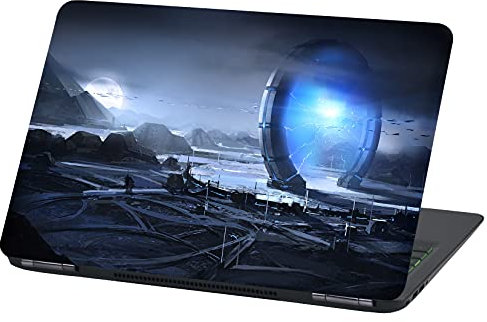 Laptop Folie Cover: Strange Klebefolie Notebook Aufkleber Schutzhülle selbstklebend Vinyl Skin Sticker (17 Zoll, Lp62 Fantasy Portal)