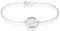 Kristallwerk Damen Armband Herzarmband 925 Silber Wunschgravur auf Vorderseite Länge 19cm