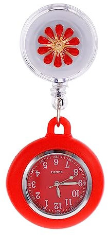 Montre de Poche Montre de Poche Clip Pratique Médicale Rétractable Trotteuse pour Infirmières Et Médecins Structure Télescopique Facile à