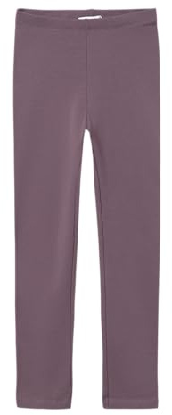 name it Mädchen NKFDAVINA SOLID SWE BRU N NOOS Leggings, Arctic Dusk, 134