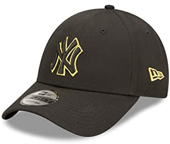 New Era New York Yankees - Basecap Cap Kappe - 9Forty - - MLB Baseball - schwarz - Teamlogo Strapback - One-Size