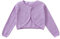Yealoo Bolero Coprispalle Ragazze Bambina Schema dei Fori Cotone Bambine Cardigan Maniche Lunghe Girocollo