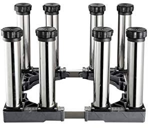 YHJZSM Base per Lavatrice Vassoi per Frigorifero Supporti per Lavatrice e asciugatrice Altezza 29-32 cm Piedistallo per congelatore per Frigorifero Lunghezza/Larghezza Regolabile 40-65 cm