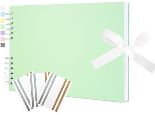 Scrapbook Photo Album 29x21.5 cm, 20 Sheets 40 Pages Acid-Free Kraft Paper