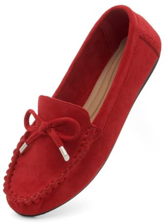 Herstyle Mocasines para mujer – Zapatos planos de negocios sin cordones | Zapatos planos elegantes casuales para caminar con plantilla de espuma viscoelástica | Mocasines ligeros y cómodos para