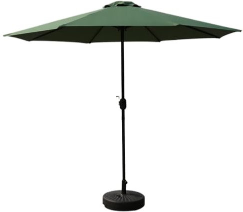 Parasol Balcon Exterieur Parasol de Jardin Parasol Extérieur De Marché De Parapluie De Patio En Métal De 2.7M/8.85 Pieds Avec La Base Parasol de Marché Parasol Plage ( Color : A , Size : 2.7M/8.85ft )