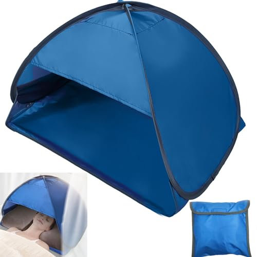Snowtain 1 Article Mini Tente de Plage,Petite Tente de Protection du Visage-Tente Appuie Tête,Petite Tente Pop-up de Plage pour la Protection Solaire et la Protection UV.