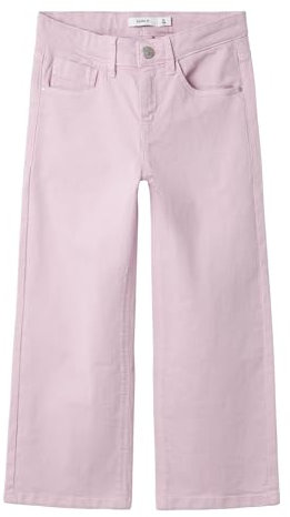 NAME IT Girl Hose Leg Nkfrose Wide TWI Pant 1115-Tp Noos, Winsome Orchid, 152 para Niñas