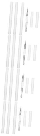 Ipetboom 16 Pcs Double Extrémité Silicone Liner Ombres À Paupières Applicateur De Baume À Applicateur De Maquillage En Silicone Lèvre Multi-Usage Applicateur De Lèvre En Silicone