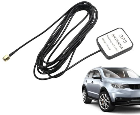 Antenna di navigazione GPS,Antenna GPS per autoradio, Localizzatore GPS Tracciamento in tempo reale, Radio stereo per auto, Base magnetica, sistema di navigazione GPS, Modem, inseguitore del veicolo