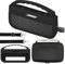Silicone Cover and Hard Travel Case for Bose SoundLink Flex Bluetooth Portable Speaker, Accessories Case Cover for Bose SoundLink Flex Speaker with Shoulder Strap (Black Case Only)
