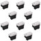 Interruttore Con Indicatore Luce Led, Compatibile Con Bticino Living, Compatibile Con Vimar Plana (10 Pezzi, Bianco)