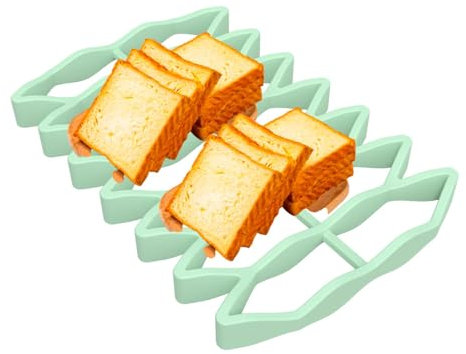 Asador de pollo, soporte para asar | Bandeja para asar de silicona – Bandeja para horno, parrilla, rejilla para carne, accesorios de cocción lenta para el microondas