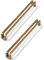 SYZOW 6 Pack Antique Brass Cabinet Pulls 192mm Hole Centers Kitchen Cabinet Handles Zinc Alloy Vintage Drawer Pulls