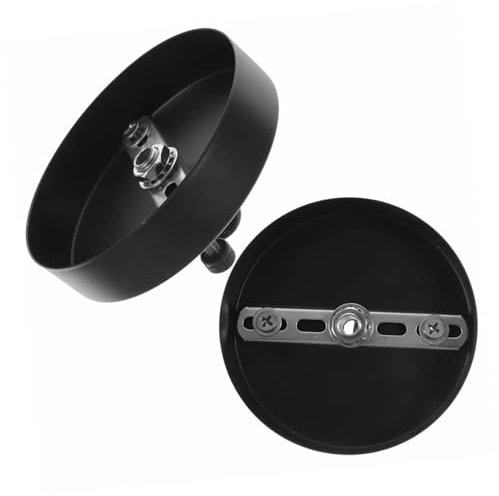 OSALADI 2stücke Teiliges ø Schwarzer Baldachin-halter Stabile Lampenhalterung Für Kronleuchter Und Pendelleuchten Einfach Montierbar Für Diy Beleuchtungszubehör Und Deckenleuchten