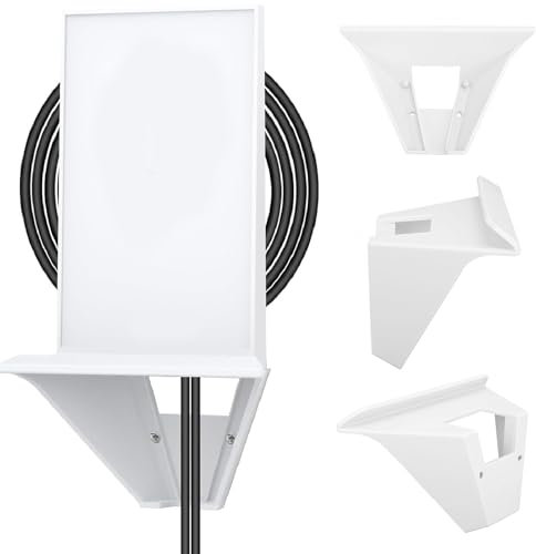 V2 Router Mount, Wandmontage V2 Mesh Router Montage -Kit, Netzteilhalterhalter, Internet Kit Satellite Wall Holder für Wohnmobile, Home