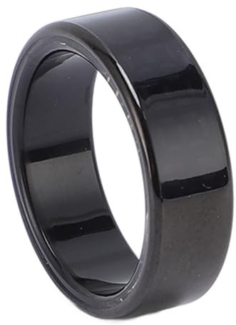Smart Ring, Edelstahl -Smart Ring mit App Display Bildschirm IP68 Wasserfestes Echtzeit -Tracking, Mobile App -Verbindung, Zum Wandern, Radfahren, Laufen (#11)