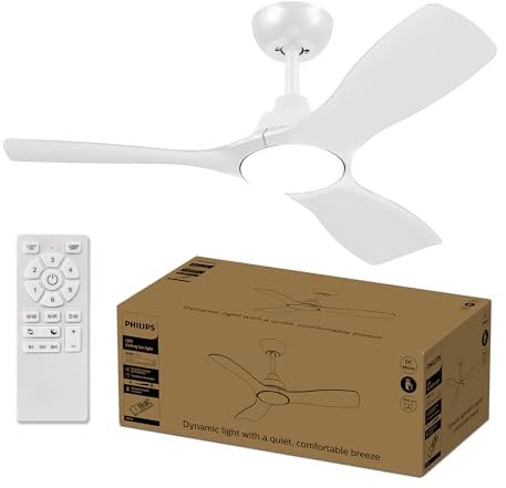 Philips Lighting Plafoniera con Ventilatore 40 W, Bianco