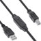 InLine USB 2.0 Aktiv-Kabel mit Signalverstärkung, USB-A zu USB-B, Druckerkabel Verlängerung, 15m, 34512A