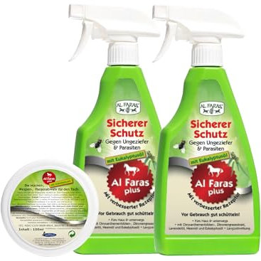 AL FARAS Insektenschutz für Umgebung & Oberflächen 3tlg. neue Rezeptur