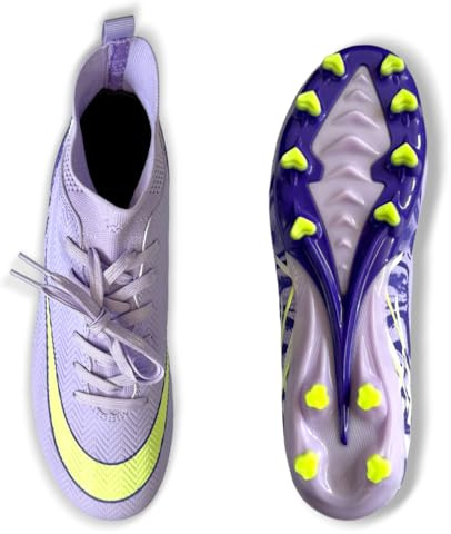 IFIKK Herren Fußballschuhe, Trendige Mehrfarb-Designs, Anti-Rutsch-Sohlen für Festen Boden & Kunstrasen, Modischer, Perfekt für Training und Wettkämpfe
