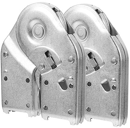 NUOBESTY 2Pcs Folding Ladder Hinges Hinge Hardware for Smooth Silent Installation for Step Ladders and Household Use