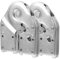NUOBESTY 2Pcs Folding Ladder Hinges Hinge Hardware for Smooth Silent Installation for Step Ladders and Household Use