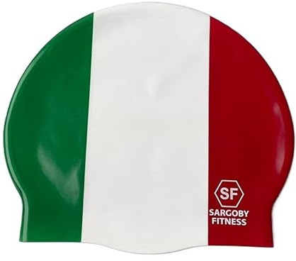 Sargoby Fitness Cuffia da Nuoto Italia misura standard Ideato per il nuotatore agonista o ricreativo che cerca maggiore velocità Cuffia da nuoto Sudafrica Canada Regno Unito