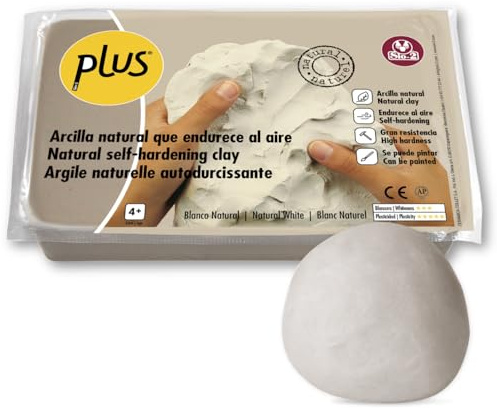 Sio-2 1Kg Plus Self Hardening Clay - White