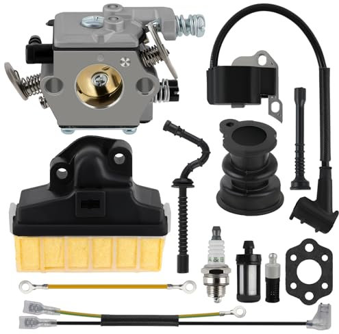 Carbhub Carburetor for Stihl 021 023 025 MS210 MS230 MS250 Chainsaw Carb with 1123 160 1650 Air Filter Ignition Coil Fuel Line Tune Up Kit Replace Walbro WT286
