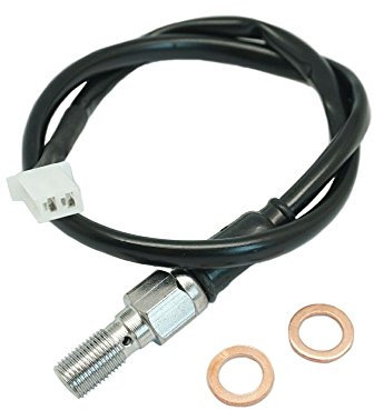 Motorrad Universal M10 x 1,25mm Vorne Hinten Hydraulische Bremse Bremssättel Zylinderpumpe Bremslichtschalter Stoplichtschalter mit Hohlschraube Für Roller Moped Dirt Pit Bike ATV Yamaha