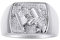 RYLOS Bague drapeau des États-Unis avec véritables diamants sertis en argent sterling ou argent plaqué or jaune 14 carats .925, Or jaune, argent sterling, métal, Diamant blanc