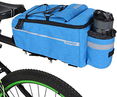 Lixada Bolsa portaequipajes, Asiento de Bicicleta, Multifuncional, Aislante, Bolsa de refrigeración, 29 x 16 x 17 cm