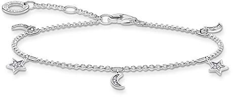 Thomas Sabo Armband Stern & Mond silber 925 Sterling Silber A1994-051-14-L19V