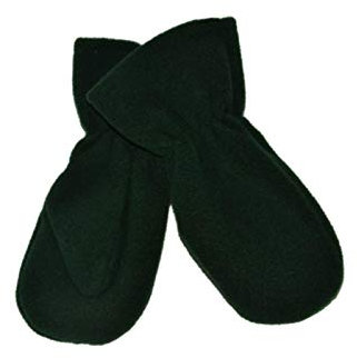 Baby Togs Toddler Fleece Mittens, Boys & Girls Winter Gloves, Warm & Cosy, Bottle Green