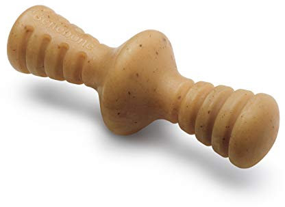 Benebone Zaggler Echter Huhn Medium mit Speckgeschmack Rollendes Hundekauspielzeug für Aggressive Kauer