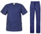 B-well CESARE Uniformes Sanitarios Mujer Casacas Sanitarias Mujer Pijama Sanitario Uniforme Enfermera Conjunto Casaca y Pantalón Azul Marino XS