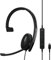EPOS | Sennheiser Adapt 130T USB-C II (1000903) – Verkabeltes, einseitiges Headset mit USB-C Konnektivität, MS Teams Zertifiziert, UC optimiert – Herausragender Klang – Verbesserter Komfort