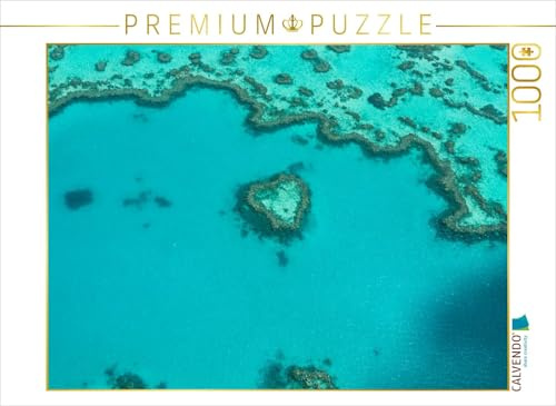 CALVENDO Puzzle Heart Reef, Great Barrier Reef | 1000 Teile Lege-Größe 64 x 48 cm Foto-Puzzle für glückliche Stunden