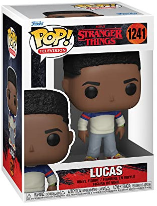 Funko Pop! TV: ST Stranger Things - Lucas Sinclair - Figura de Vinilo Coleccionable - Idea de Regalo- Mercancia Oficial - Juguetes para Niños y Adultos - TV Fans - Muñeco para Coleccionistas