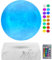 DIDWI Magnetische schwebende und sich drehende Mondlampe, schwebende 3D-Mond-Licht-Lampen, 16 Farben LED-Mond-Nachtlichter für Raumdekoration, coole Geschenke für Kinder, Eltern, Freunde