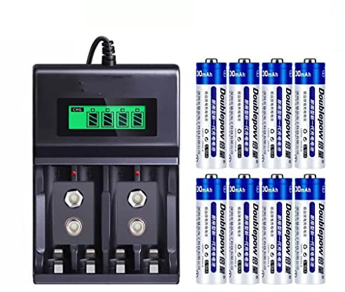 N° 5 Batterie Rechargeable Universel LCD Grande capacité Chargeur USB Set n° 5
