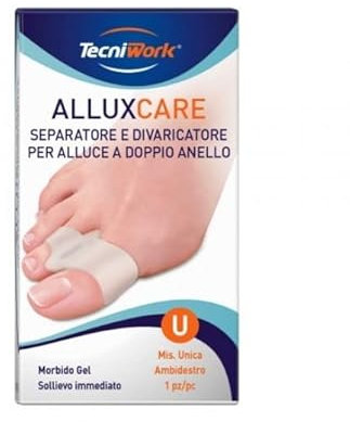 Tecniwork Allux Care Separatore E Divaricatore Per Alluce A Doppio Anello