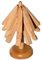 Dessous de Plat en Bois en Forme d'Arbre pour Plats Chauds, Théière, Bouilloire - Cadeau d'Halloween, de Noël
